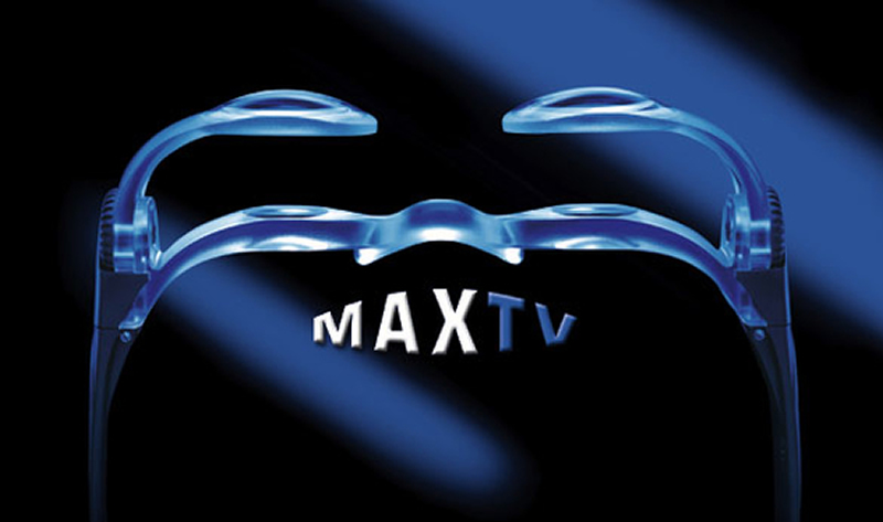 Eschenbach TV-Brille MaxTV Occhiali per TV Ingrandimento 2x